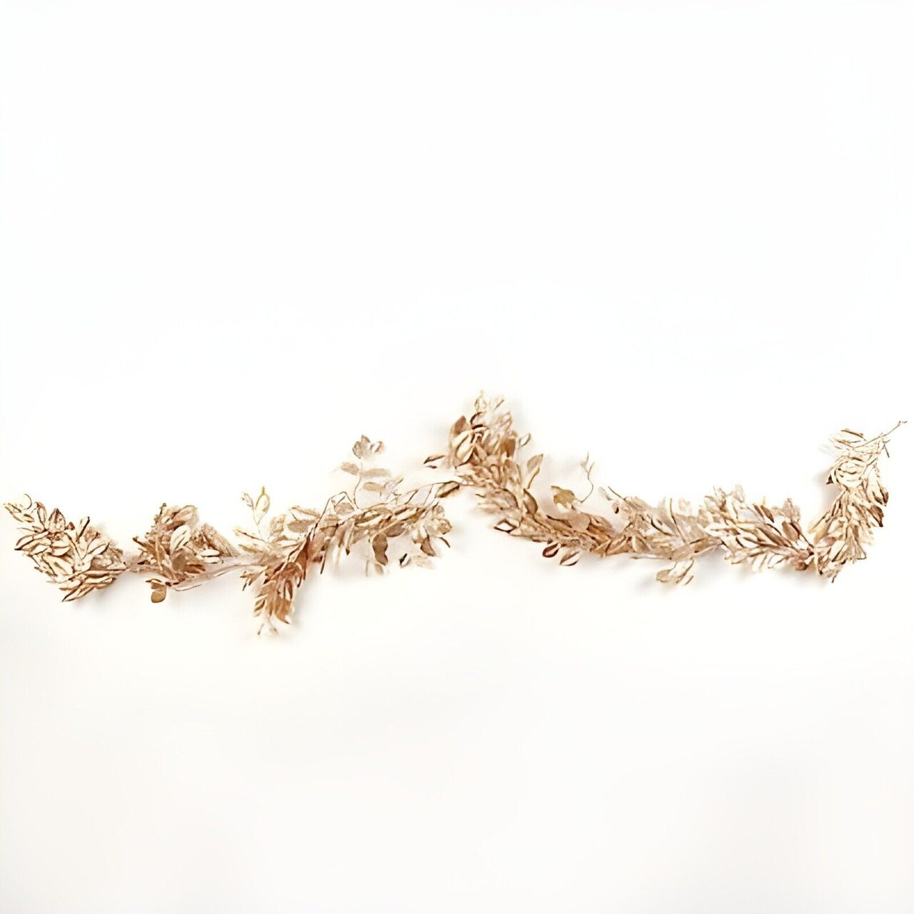 6 ft Metallic Gold Artificial Magnolia Foliage Hanging Leaves Garland Events